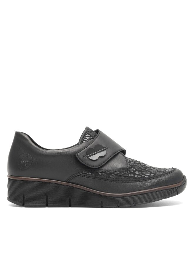 Rieker Halbschuhe Rieker 537C0-00 Schwarz