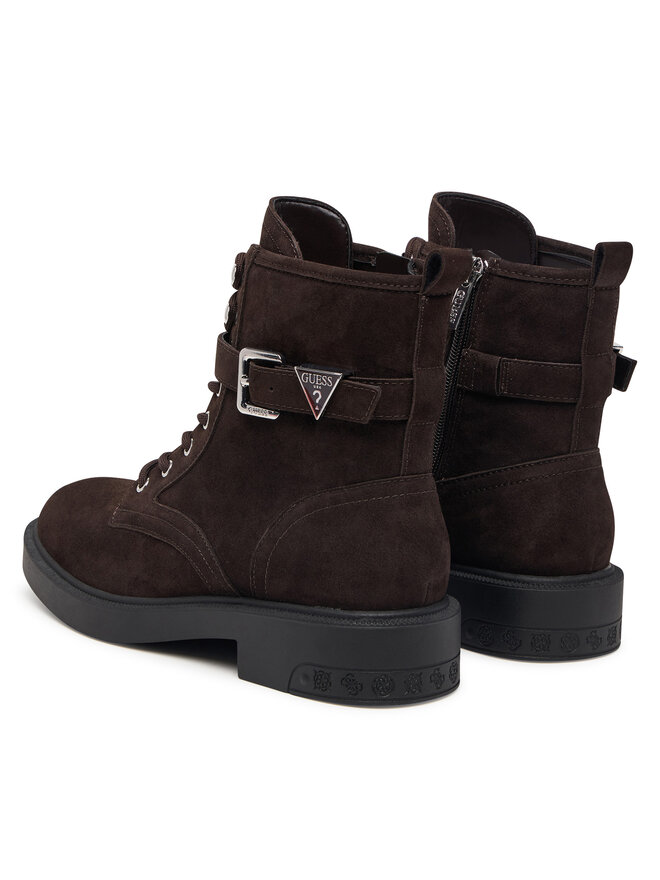 Guess Schnürschuhe Guess FLFFE2 LEA10 Dunkelbraun