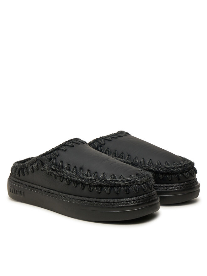 Mou Тапочки Mou Eskimo Bold Clog FW411010B Чорний