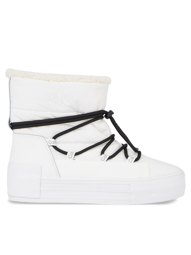 Calvin Klein Jeans Botas de nieve Calvin Klein Jeans Bold Vulc Flatf Snow Boot Wn YW0YW01181 Blanco