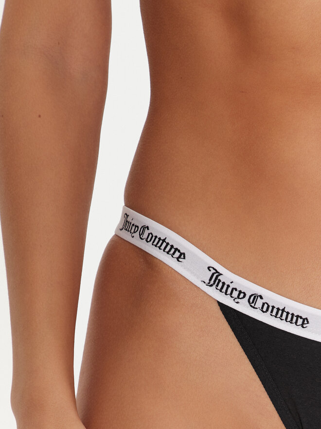 Juicy Couture Juicy Couture 3 db klasszikus alsó Diddy JCLBR224572 Fekete