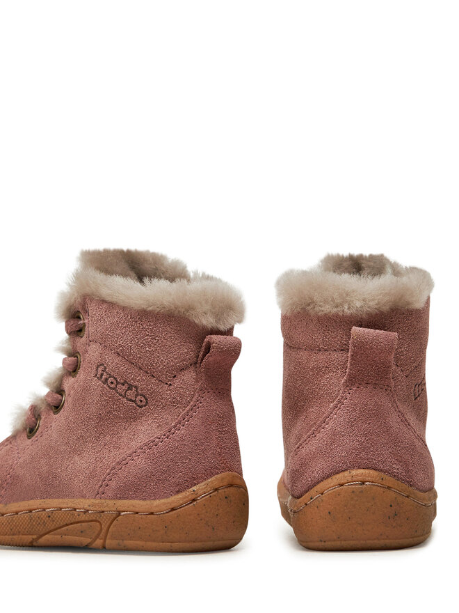 Froddo Gležnjarji Froddo Minni Suede Laces G2110140 M Roza