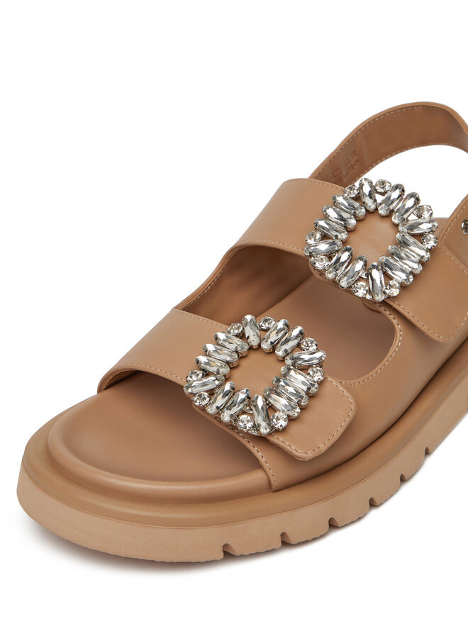 Eva Minge Sandalen Eva Minge SNOWDROP-I75-563 Beige