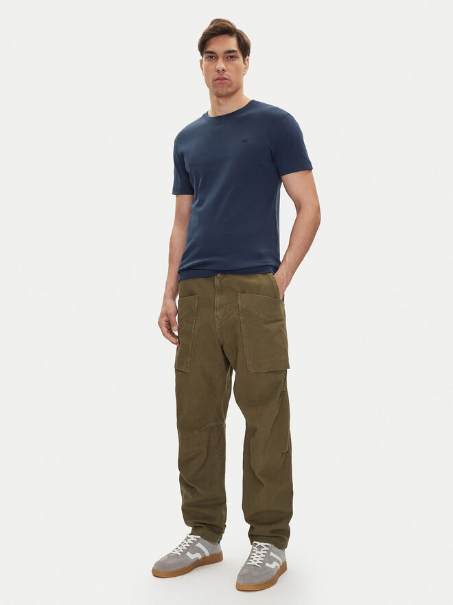 Mustang Mustang Majica Allen 1016486 Mornarsko modra Slim Fit