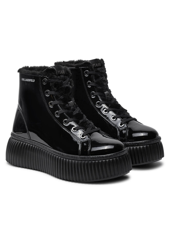 KARL LAGERFELD Schnürschuhe KARL LAGERFELD KL42334botki Schwarz