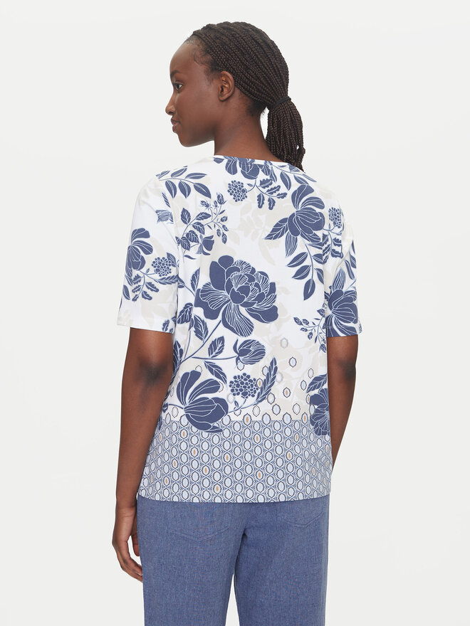 Olsen Olsen T-Shirt 11105108 Blau Regular Fit
