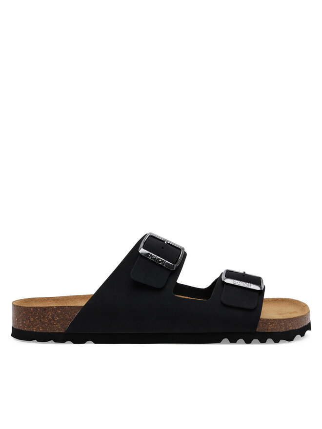 Scholl Παντόφλες Scholl Gerry Ad MF32144 1004 Μαύρο