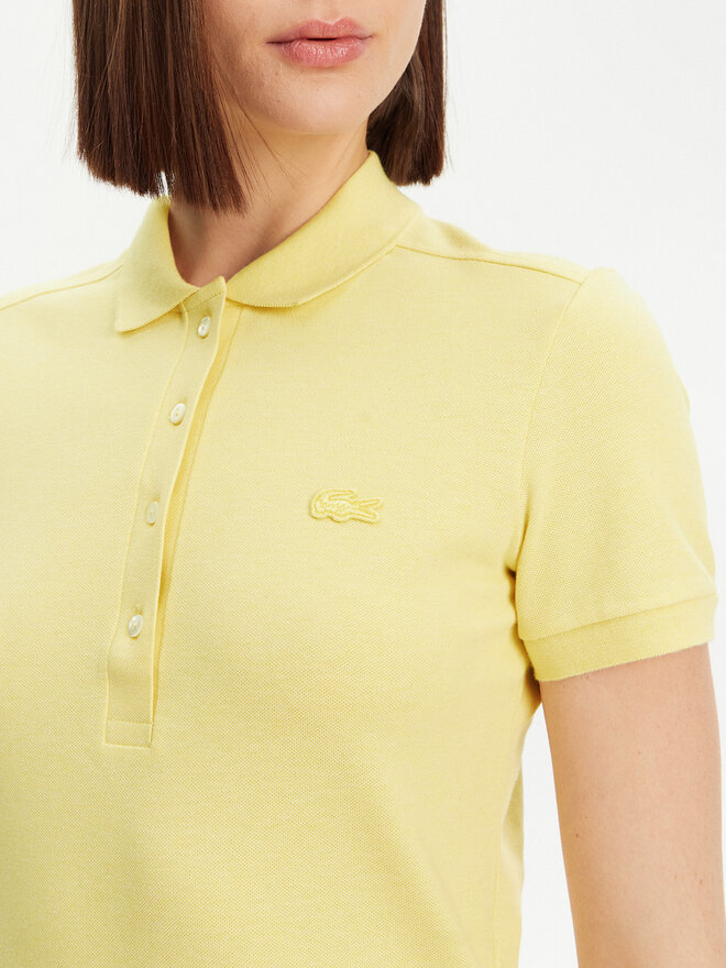 Lacoste Lacoste Pólóing PF5462 Sárga Slim Fit