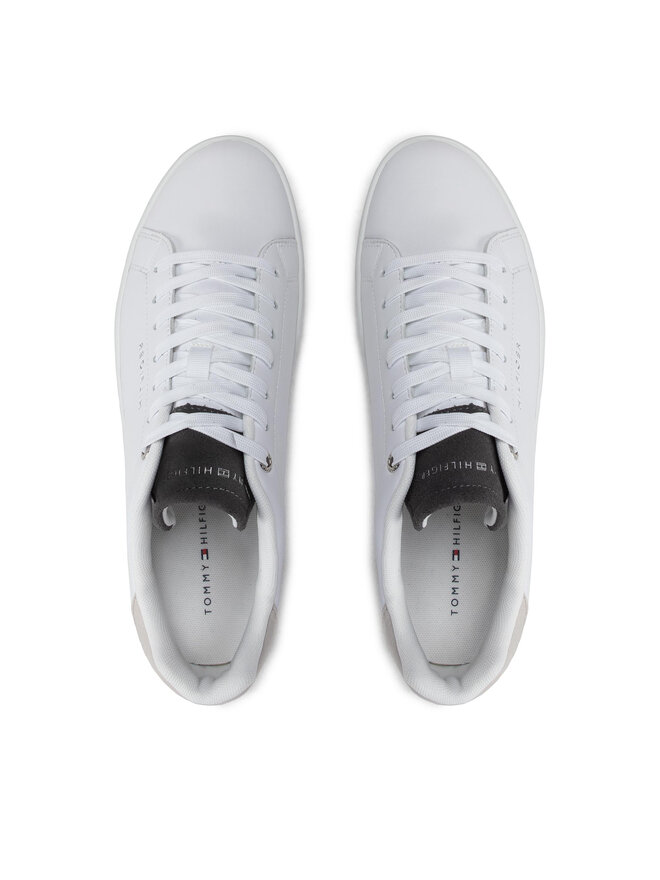 Tommy Hilfiger Αθλητικά Tommy Hilfiger Retro Court Clean Cupsole FM0FM04246 Λευκό