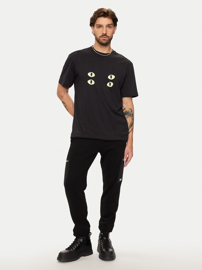 HUGO Hugo T-Shirt Dombreo 50530203 Μαύρο Regular Fit
