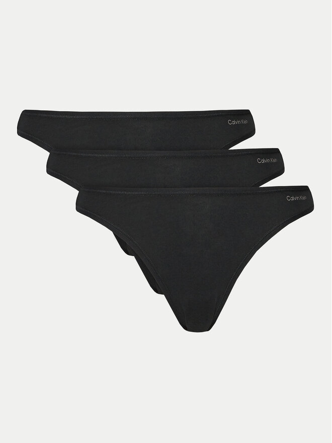 Calvin Klein Underwear Calvin Klein Underwear Набір з 3 пар класичних трусів 000QD5218E Чорний