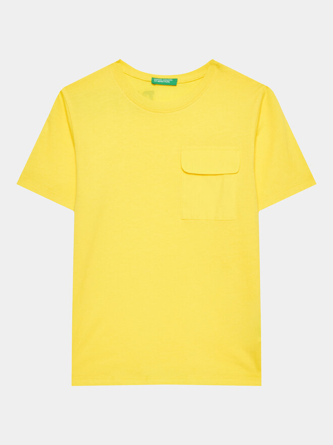 United Colors Of Benetton United Colors Of Benetton Футболка 3096G1097 Жовтий Regular Fit