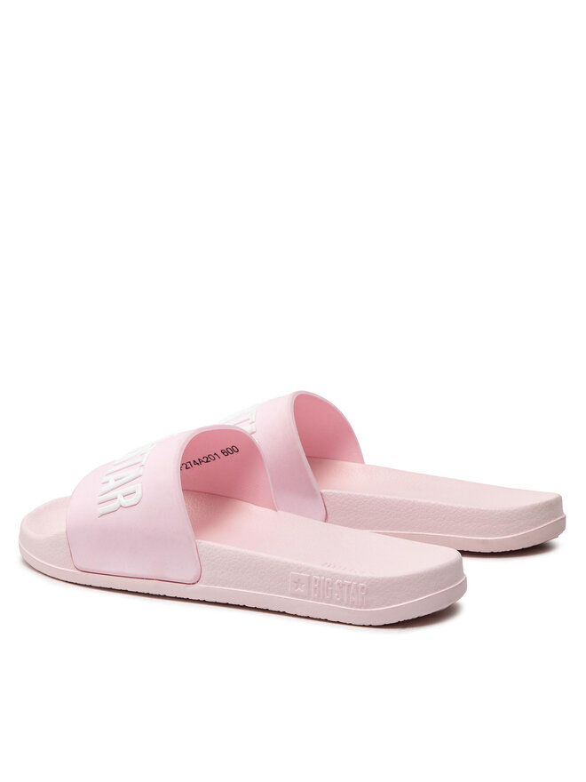 Big Star Shoes Klapki Big Star Shoes FF274A201 Różowy