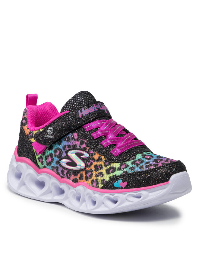 Sneakers Skechers Love Match 302145L BKMT Nero escarpe