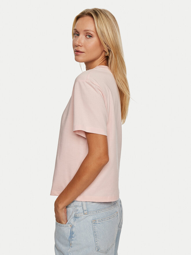 Guess Jeans Guess Jeans Marškinėliai W4YI73 K8HM0 Rožinė Regular Fit