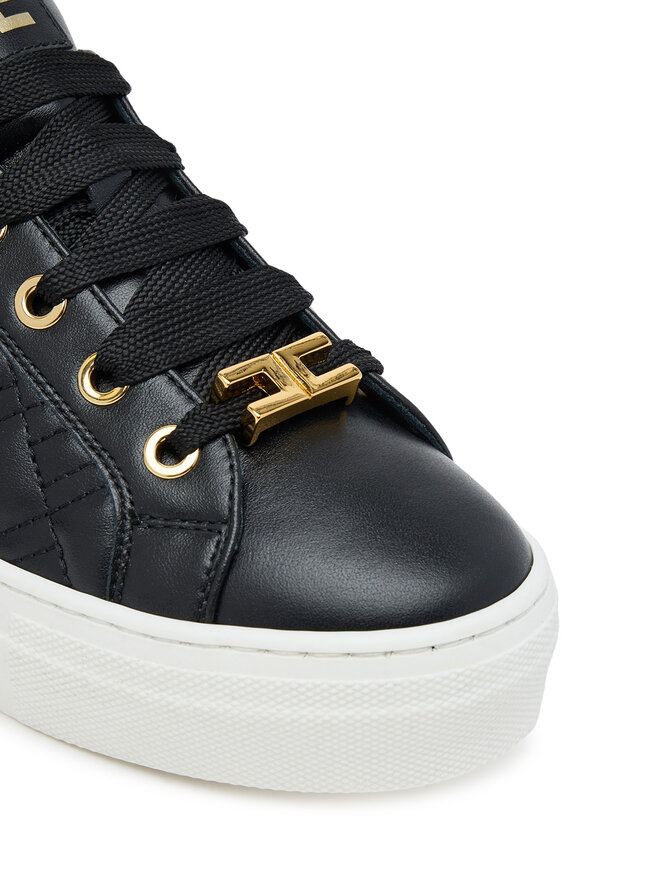 Elisabetta Franchi Sneakers Elisabetta Franchi Low Cut Lace Up F4-A9E-0357-1251 S Negru
