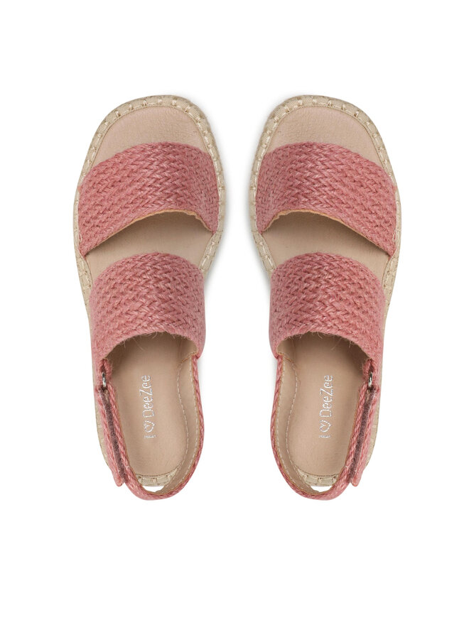 DeeZee Espadrilky DeeZee CSS20378-02 Růžová