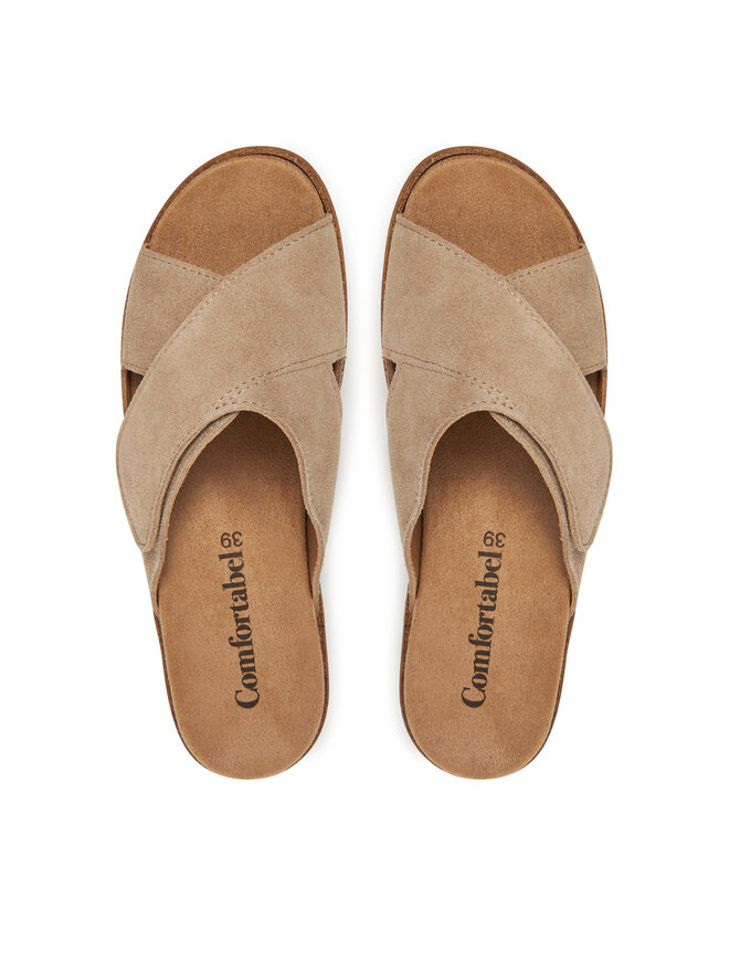Comfortabel Pantoletten Comfortabel 700673-08 Beige