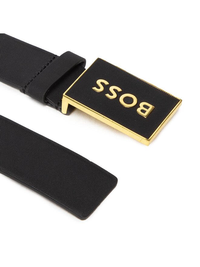 BOSS Vīriešu josta Boss Icon-S1 50471333 Melns