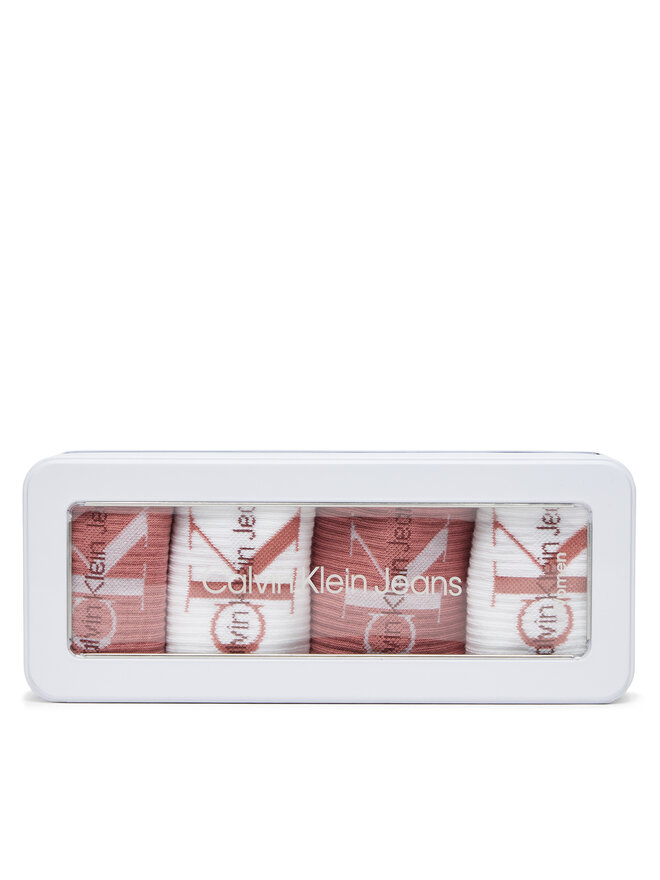 Calvin Klein Zestaw 4 par wysokich skarpet damskich Calvin Klein 701229462 Kolorowy