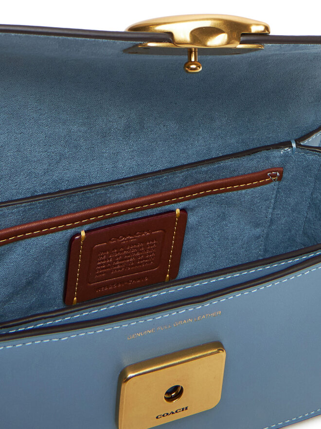 Сумка Coach Zoe CAM18 B4PUB Блакитний | evzuttya.com.ua