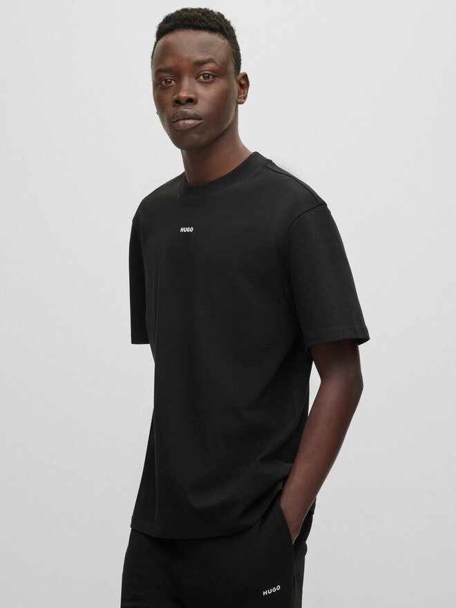 HUGO HUGO Camiseta Dapolino 50488330 Negro Relaxed Fit