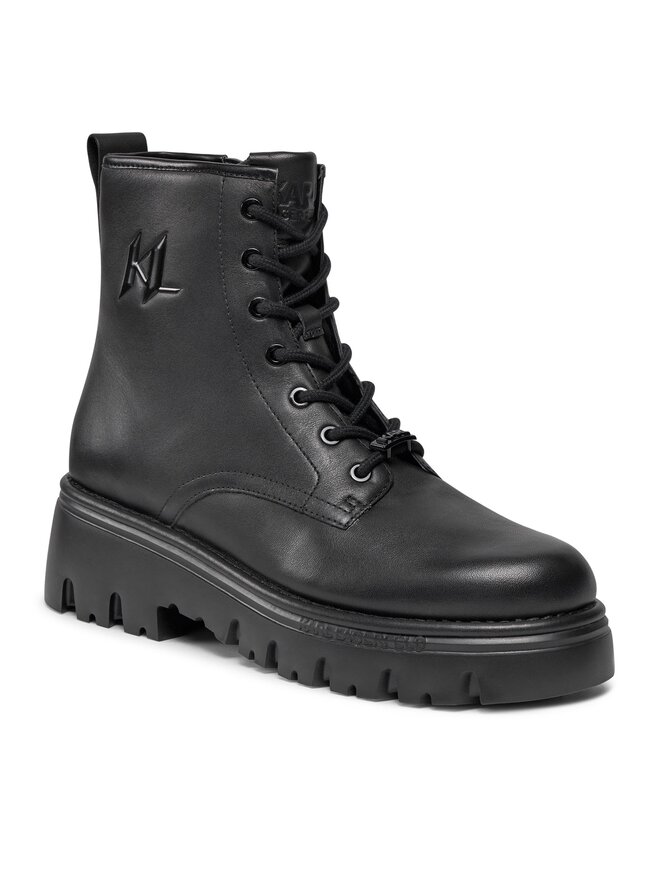 KARL LAGERFELD Bakancs KARL LAGERFELD KL15350 Fekete
