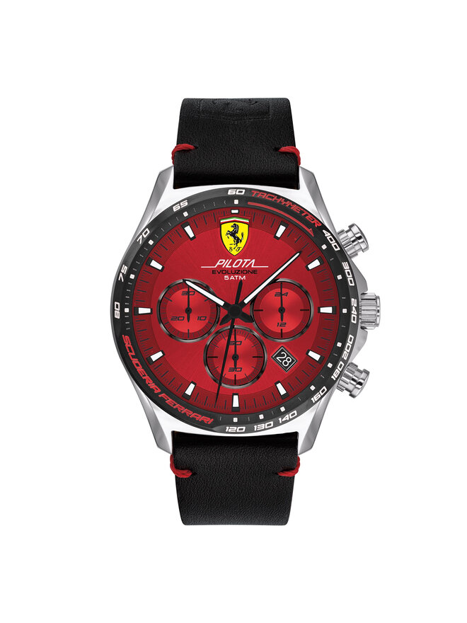 Scuderia Ferrari Годинник Scuderia Ferrari Pilota Evo 0830713 Чорний