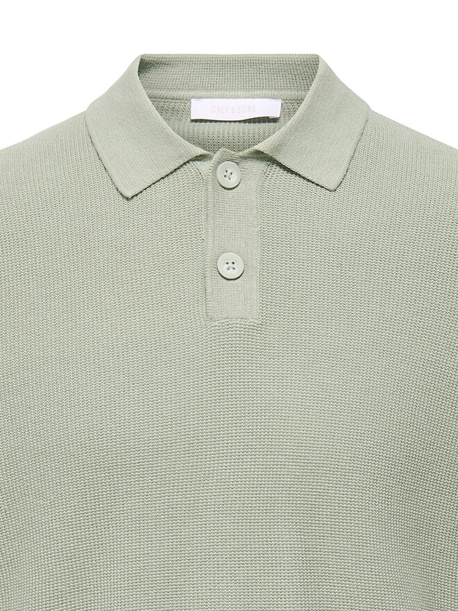 Only & Sons Only & Sons Polo Tony 22033571 Πράσινο Regular Fit