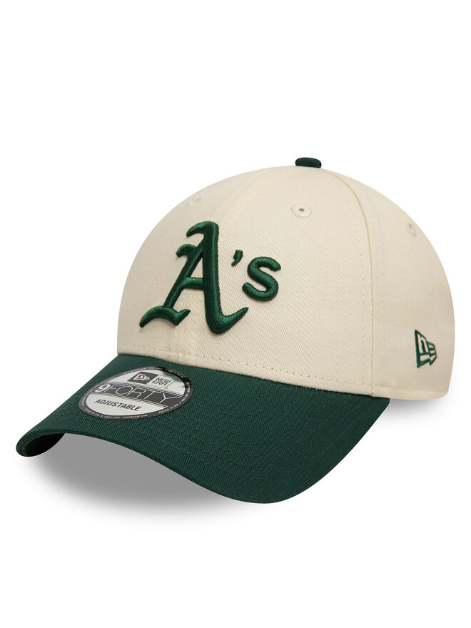 New Era Kšiltovka New Era Colour Block 9FORTY Oakland Athletics 60595214 Béžová