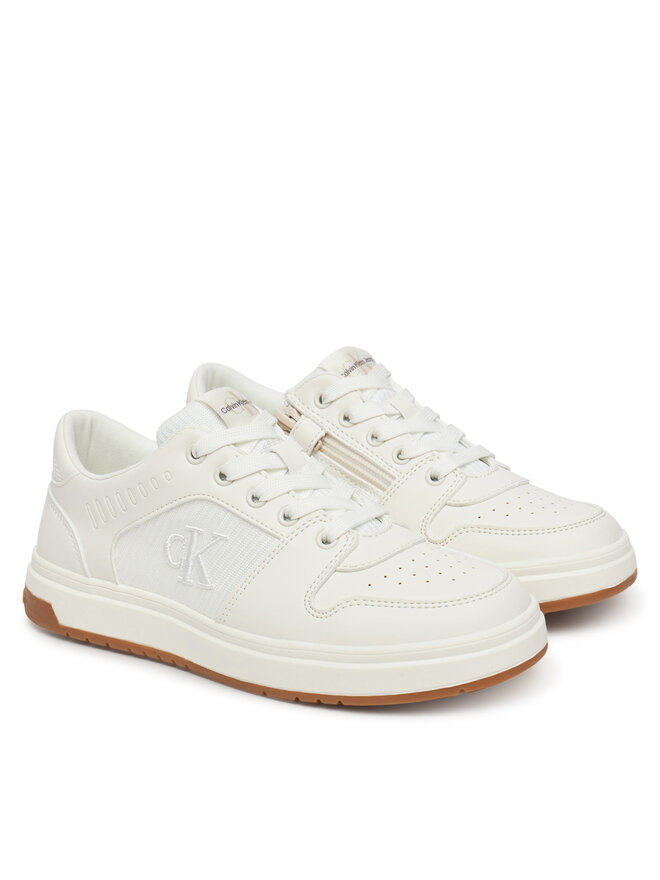 Calvin Klein Jeans Tenisice Calvin Klein Jeans Low Cut Lace-Up Sneaker V3X9-82093-1697 Bijela