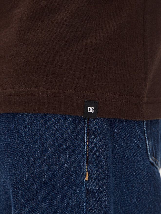 DC DC Majica ADYZT05377 Rjava Heritage Fit