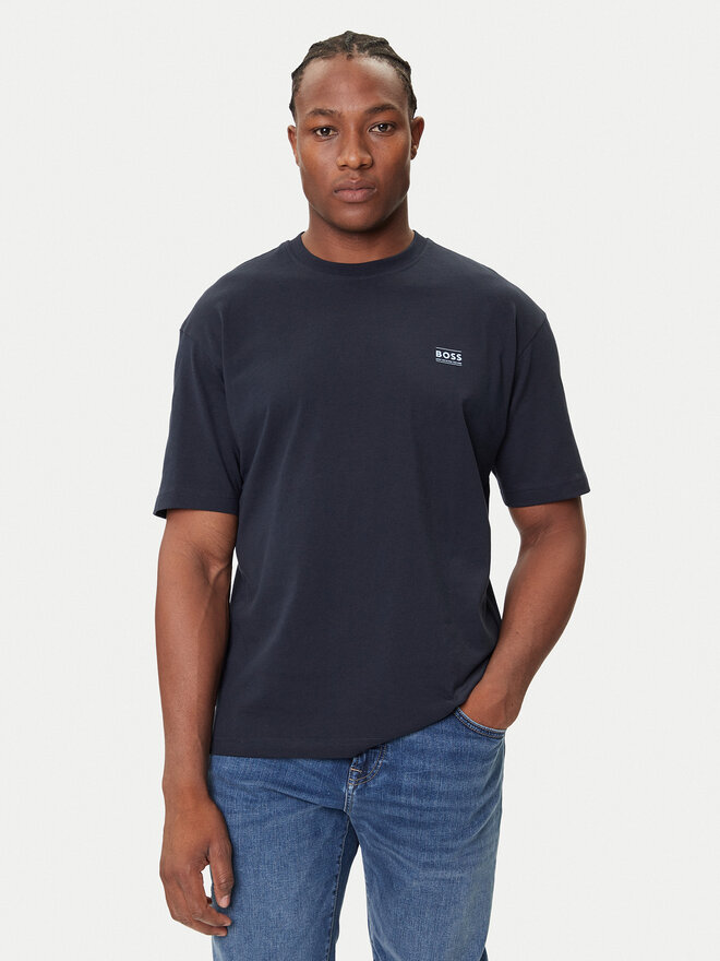 BOSS BOSS Camiseta Te_Move 50547087 Azul marino Relaxed Fit
