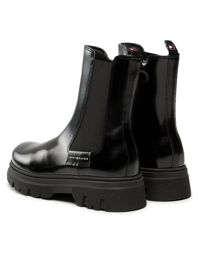 Tommy Hilfiger Csizma Tommy Hilfiger T4A5-33035-1453999 Fekete