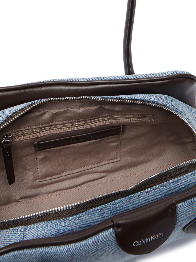 Calvin Klein Handtasche Calvin Klein Emblem Trio Denim Shoulder Bag LV04F3830G Blau