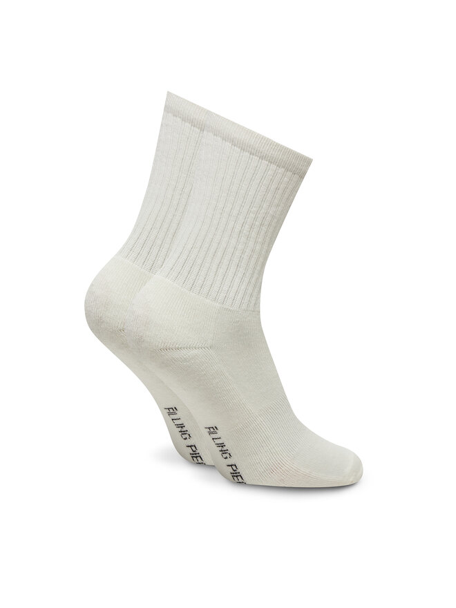 Filling Pieces Calcetines altos para hombre Filling Pieces Patch 68513711901 Blanco