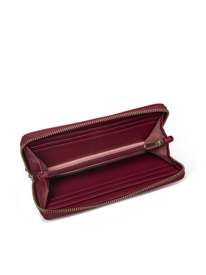 TOUS Cartera grande para mujer TOUS Brenda 2002105421 Guinda/burdeos