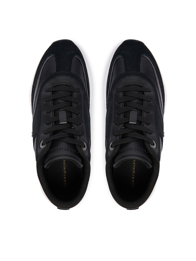 Tommy Hilfiger Sneakers Tommy Hilfiger Th Modern Sporty Runner Leather FW0FW09590 Schwarz