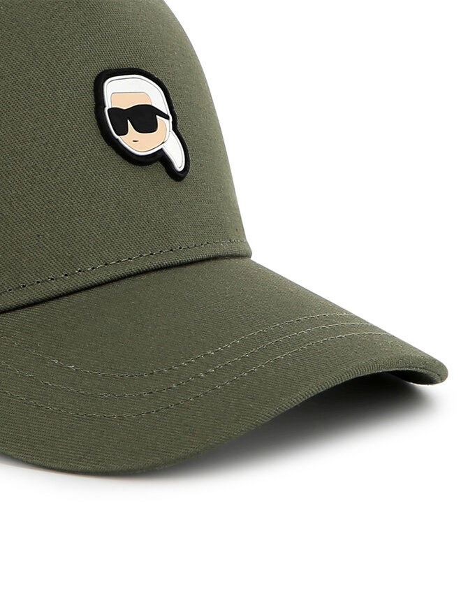 KARL LAGERFELD Czapka z daszkiem KARL LAGERFELD Z30398 Khaki