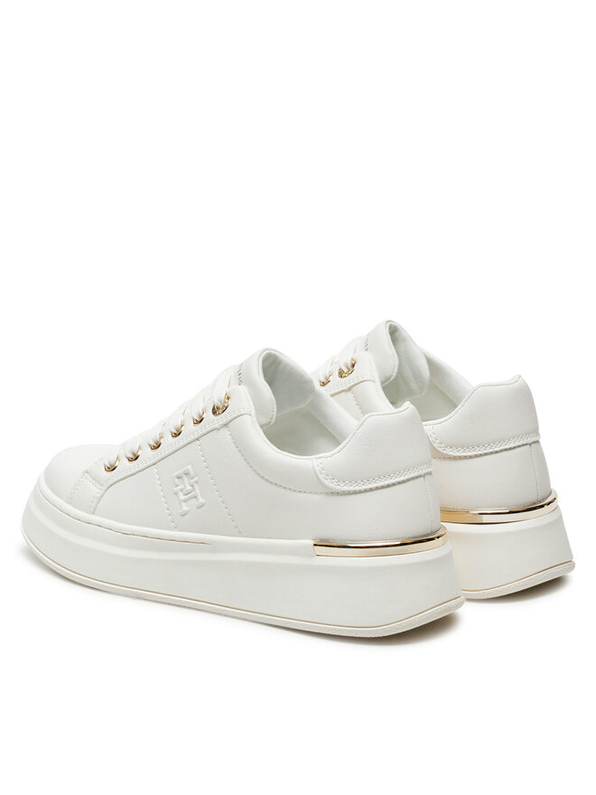 Tommy Hilfiger Sneakersy Tommy Hilfiger Low Cut Lace-Up Sneaker T3A9-33542-1351 Bílá