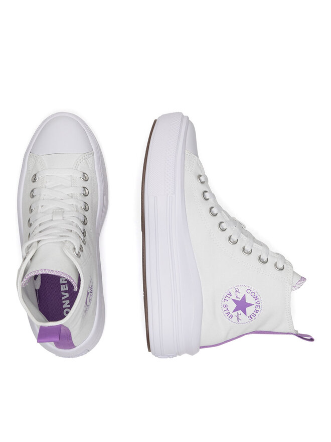 Converse Plátěnky Converse CHUCK TAYLOR ALL STAR MOVE PLATFORM A03667C Bílá