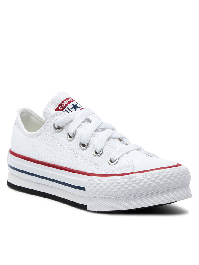 Sneakers aus Stoff Converse Chuck Taylor All Star Eva Lift Canvas Platform 372862C WeiB eschuhe