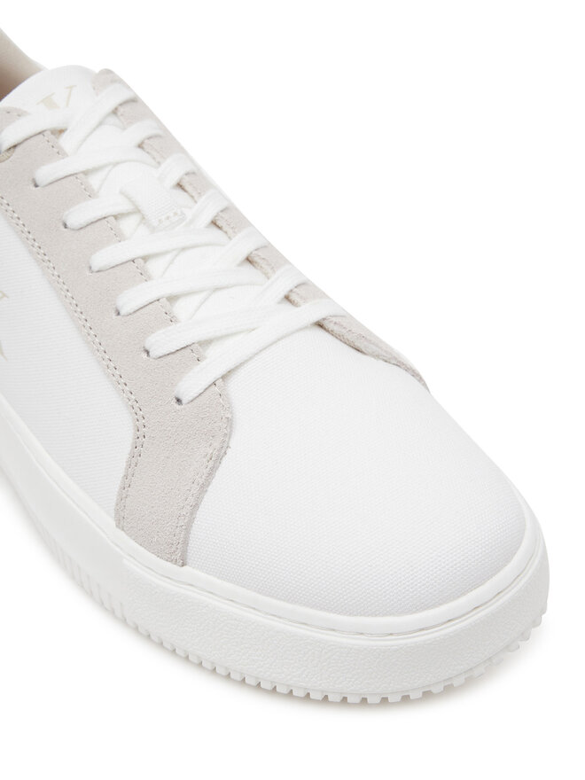 Calvin Klein Jeans Sneakersy Calvin Klein Jeans Chunky Cupsole Mg Canvas YM0YM01219 Biały