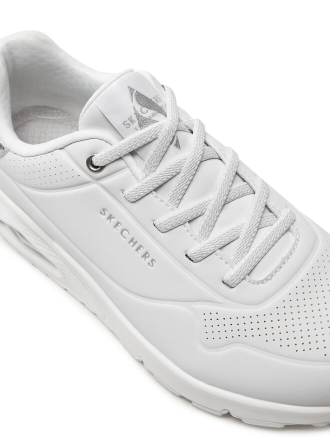 Skechers Сникърси Skechers Uno Shimmer Away 155196/WSL Бял