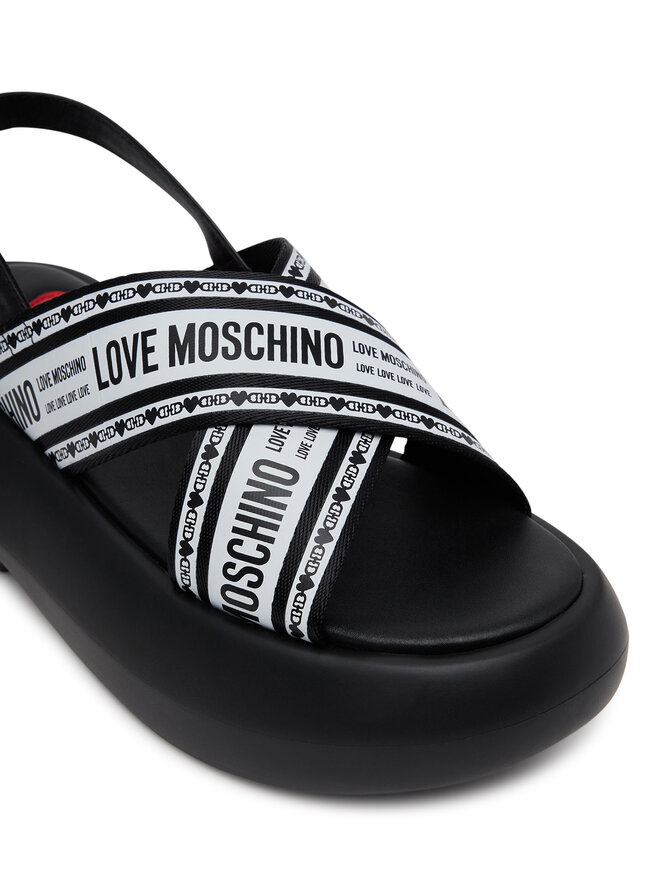LOVE MOSCHINO Sandály LOVE MOSCHINO JA16207I0MIX200A Černá