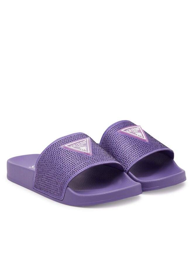 Guess Šľapky Guess E4GZ25 BB00F Fialová