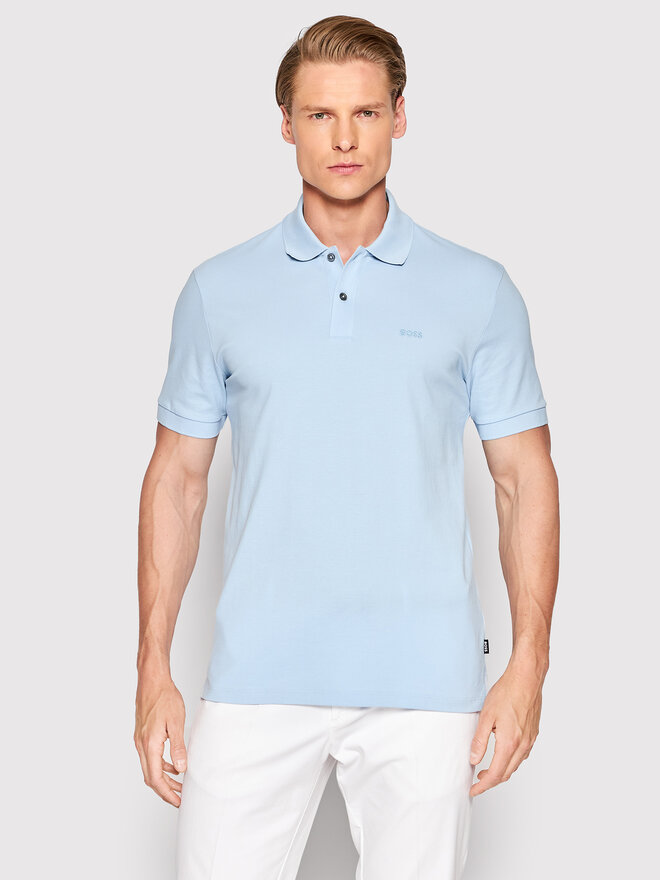 BOSS Boss Poloshirt Pallas 50468362 Himmelblau Regular Fit