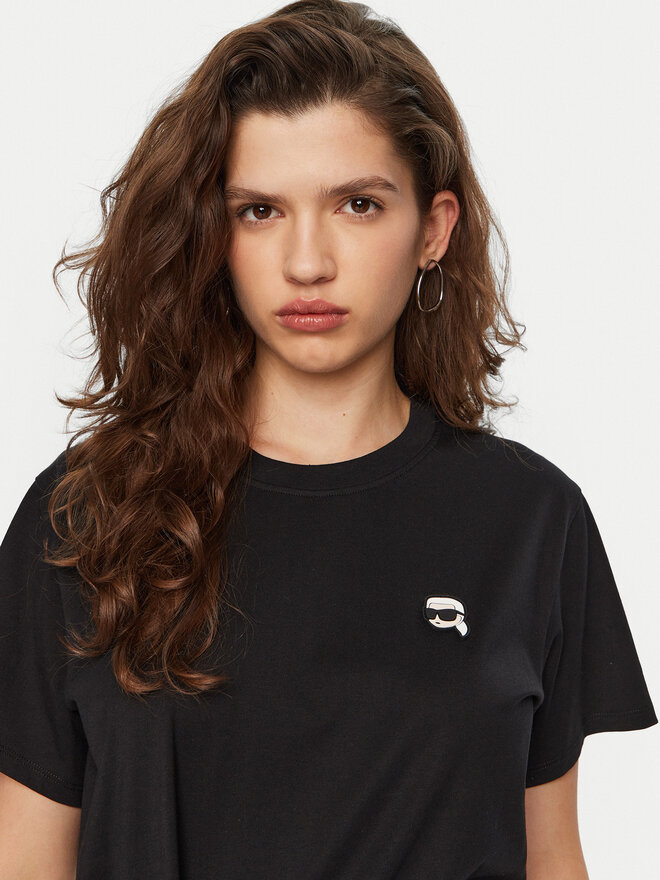 KARL LAGERFELD KARL LAGERFELD Camiseta A1W17025 Negro Relaxed Fit