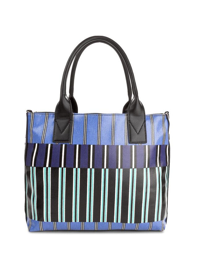 PINKO Handtasche Pinko Bavosa Shopping Piccola PE 18 PLT01 1H20DX Y4CV Dunkelblau