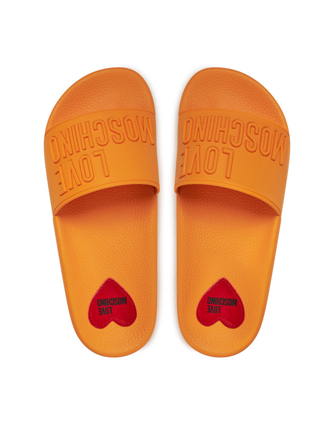 LOVE MOSCHINO Natikači LOVE MOSCHINO JA28052G1II15456 Oranžna